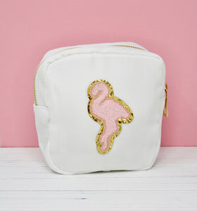 Flamingo Cube Luxe Bag